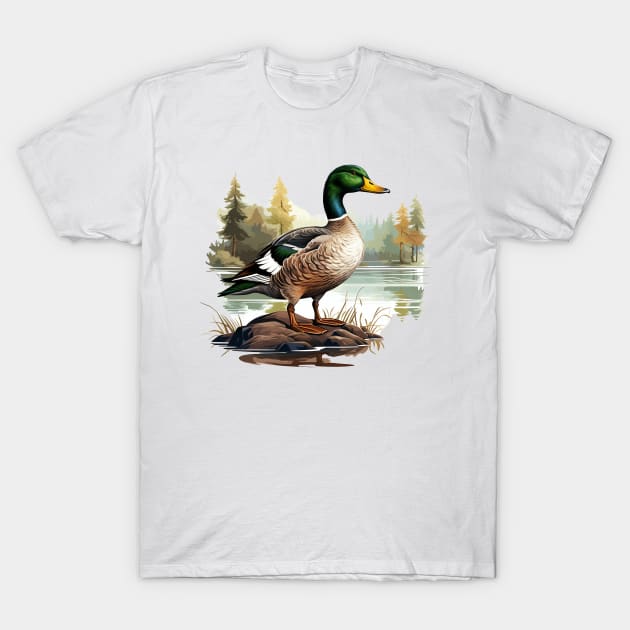 Mallard T-Shirt by zooleisurelife